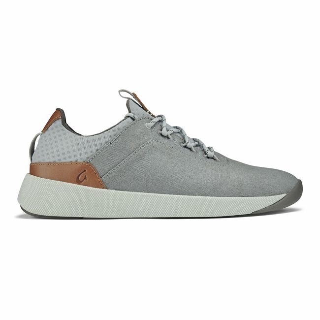 Olukai Men's Nanea Li Sneaker - Pale Grey / Vapor US985-064